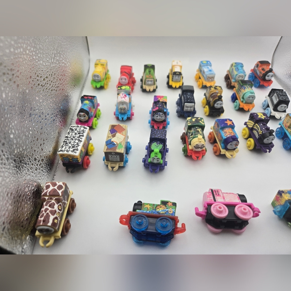 Colorful Miniature Train Toy Set - Picture 2 of 5